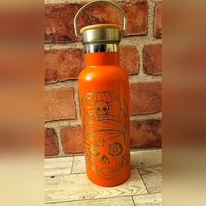 ROCKABILLY SUGAR SKULL WATER BOTTLE